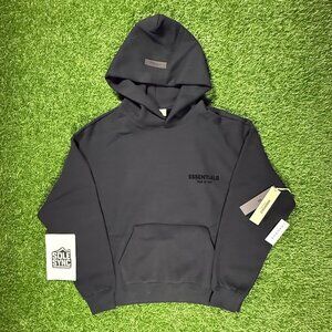 Fear Of God Essentials Hoodie SS22 Stretch Limo Size Medium